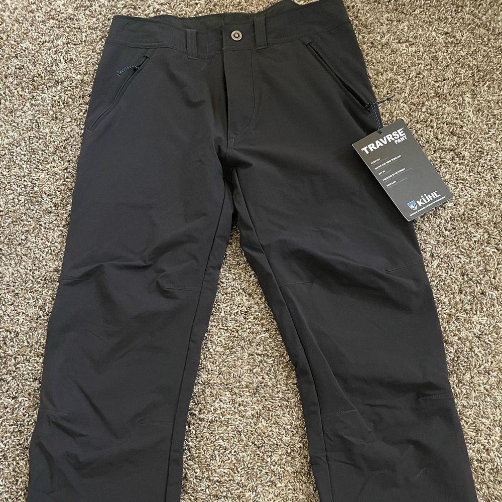 Kuhl travrse pant in raven black. Size 32x30. NWT